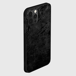 Чехол для iPhone 12 Pro Абстракция - dark grunge break, цвет: 3D-черный — фото 2