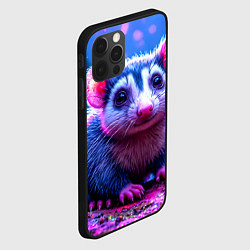 Чехол для iPhone 12 Pro Малыш опоссум, цвет: 3D-черный — фото 2