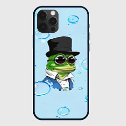 Чехол для iPhone 12 Pro Pepe в шляпе, цвет: 3D-черный