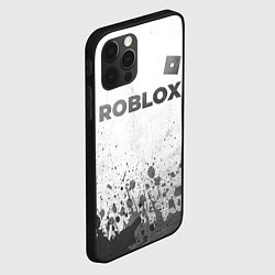 Чехол для iPhone 12 Pro Roblox - white gradient посередине, цвет: 3D-черный — фото 2