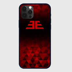 Чехол для iPhone 12 Pro Imagine Dragons red poly, цвет: 3D-черный