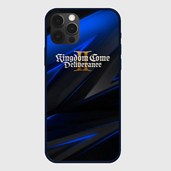 Чехол для iPhone 12 Pro Kingdom Come Deliverance 2 black blue, цвет: 3D-черный