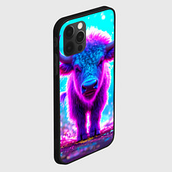Чехол для iPhone 12 Pro Белый буйвол, цвет: 3D-черный — фото 2