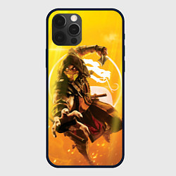Чехол для iPhone 12 Pro Скорпион - Mortal Kombat, цвет: 3D-черный