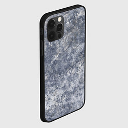 Чехол для iPhone 12 Pro Абстракция - gray cold, цвет: 3D-черный — фото 2