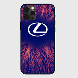 Чехол для iPhone 12 Pro Lexus red energy, цвет: 3D-черный