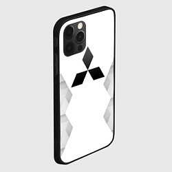 Чехол для iPhone 12 Pro Mitsubishi white poly, цвет: 3D-черный — фото 2