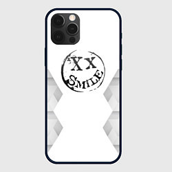 Чехол для iPhone 12 Pro Avril Lavigne white poly, цвет: 3D-черный