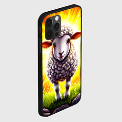 Чехол для iPhone 12 Pro Овечка в ярких лучах, цвет: 3D-черный — фото 2