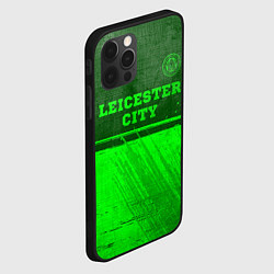 Чехол для iPhone 12 Pro Leicester City - green gradient посередине, цвет: 3D-черный — фото 2