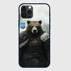 Чехол для iPhone 12 Pro Великан Руси медведь, цвет: 3D-черный