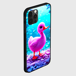 Чехол для iPhone 12 Pro Утеночек, цвет: 3D-черный — фото 2