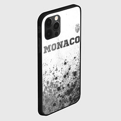 Чехол для iPhone 12 Pro Monaco - white gradient посередине, цвет: 3D-черный — фото 2