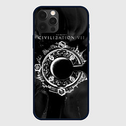Чехол для iPhone 12 Pro Civilization VII, цвет: 3D-черный