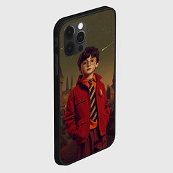 Чехол для iPhone 12 Pro Гарри Поттер в красной куртке, цвет: 3D-черный — фото 2