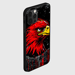 Чехол для iPhone 12 Pro Орел Атланта Хокс в стене, цвет: 3D-черный — фото 2