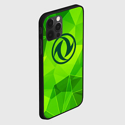 Чехол для iPhone 12 Pro Dongfeng green poly, цвет: 3D-черный — фото 2