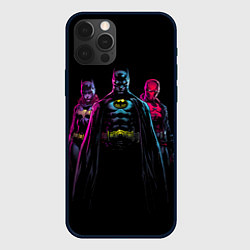 Чехол для iPhone 12 Pro Бэтмен и женщина кошка, цвет: 3D-черный