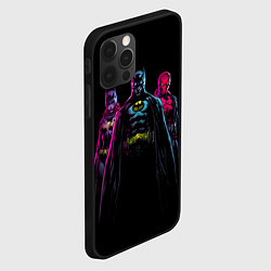 Чехол для iPhone 12 Pro Бэтмен и женщина кошка, цвет: 3D-черный — фото 2