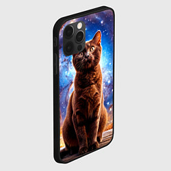 Чехол для iPhone 12 Pro Бурма в космосе, цвет: 3D-черный — фото 2
