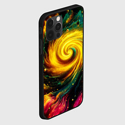 Чехол для iPhone 12 Pro Neon space - ai art fantasy, цвет: 3D-черный — фото 2