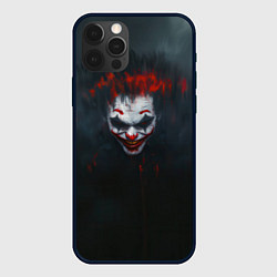 Чехол для iPhone 12 Pro Джокер в черном фоне, цвет: 3D-черный
