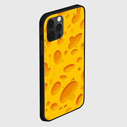 Чехол для iPhone 12 Pro Сыр, цвет: 3D-черный — фото 2