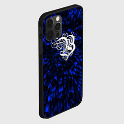 Чехол для iPhone 12 Pro Burzum blue energy, цвет: 3D-черный — фото 2