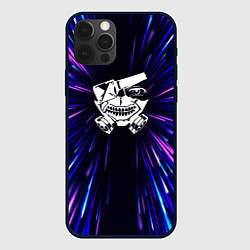 Чехол для iPhone 12 Pro Tokyo Ghoul neon energy, цвет: 3D-черный