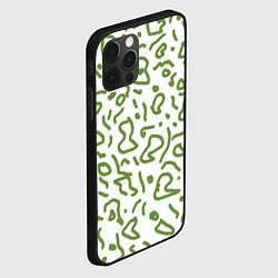 Чехол для iPhone 12 Pro Закорючки, цвет: 3D-черный — фото 2