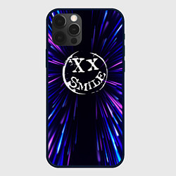 Чехол для iPhone 12 Pro Avril Lavigne neon energy, цвет: 3D-черный