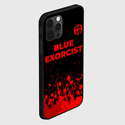 Чехол для iPhone 12 Pro Blue Exorcist - red gradient посередине, цвет: 3D-черный — фото 2