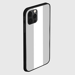 Чехол для iPhone 12 Pro Color white grey, цвет: 3D-черный — фото 2