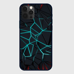 Чехол для iPhone 12 Pro Геометрия света, цвет: 3D-черный