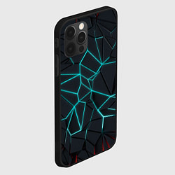 Чехол для iPhone 12 Pro Геометрия света, цвет: 3D-черный — фото 2