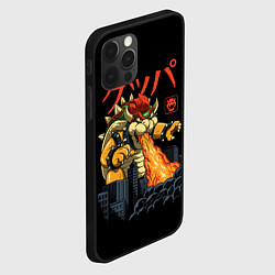 Чехол для iPhone 12 Pro Марио Боузер, цвет: 3D-черный — фото 2