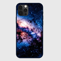 Чехол для iPhone 12 Pro Фантастический космос звёзды и туманности, цвет: 3D-черный