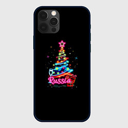 Чехол для iPhone 12 Pro Christmas tree gifts, цвет: 3D-черный