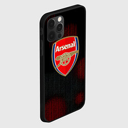 Чехол для iPhone 12 Pro Арсенал абстракция штрихи, цвет: 3D-черный — фото 2