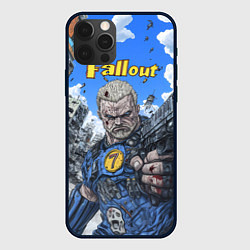 Чехол для iPhone 12 Pro Fallout брутальный седьмой, цвет: 3D-черный
