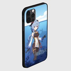 Чехол для iPhone 12 Pro Гань Юй аниме стиль Genshin Impact, цвет: 3D-черный — фото 2