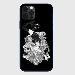 Чехол iPhone 12 Pro Резе демон бомба Человек бензопила