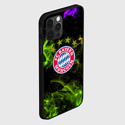 Чехол для iPhone 12 Pro Бавария Мюнхен огонь, цвет: 3D-черный — фото 2