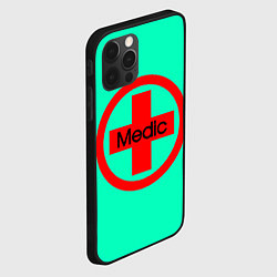 Чехол для iPhone 12 Pro Medic, цвет: 3D-черный — фото 2