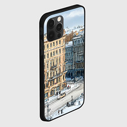 Чехол для iPhone 12 Pro Зимняя улица Питера, цвет: 3D-черный — фото 2