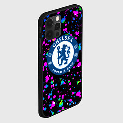 Чехол для iPhone 12 Pro Челси неоновые краски, цвет: 3D-черный — фото 2