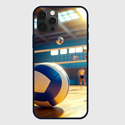 Чехол iPhone 12 Pro Динамика волейбольного матча