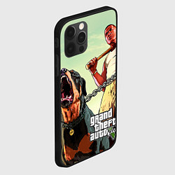 Чехол для iPhone 12 Pro GTA 5: Franklin Clinton, цвет: 3D-черный — фото 2