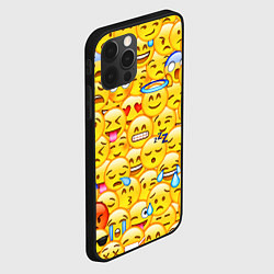 Чехол для iPhone 12 Pro Emoji, цвет: 3D-черный — фото 2