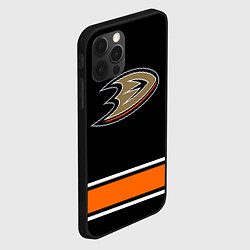 Чехол для iPhone 12 Pro Anaheim Ducks Selanne, цвет: 3D-черный — фото 2